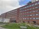 Rød etagebygning