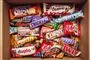 en masse chokoladebarer
