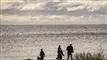 skyer over strand