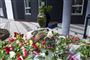 Blomster hvor kvinden blev dræbt