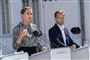 Mette Frederiksen og Peter Hummelgaard på et pressemøde