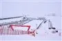 et snedækket skiområde