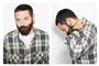 en mand poserer for fotografen