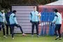 fodboldspillere træner