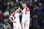 Skuffede fodbolspillere