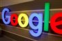 Googles logo på en væg