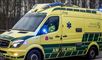 En ambulance med udrykning