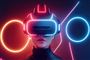 en virtual reality-maske