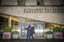 en politistation med betjente