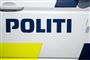 Siden af en politibil 