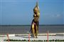 Shakira forældre var med til at overvære indvielsen af statuen tirsdag.