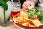 en stor portion nachos