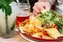 en stor portion nachos