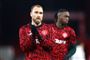 Christian Eriksen på banen for Manchester United