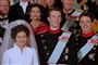 1995: Forlover ved prins Joachim og Alexandra Manleys bryllup.