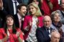 2014: Til EM i herrehåndbold i Herning med daværende statsminister Helle Thorning-Schmidt. Danmark møder Makedonien og vinder.