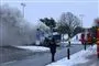 brand i lastbil