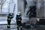 brand i lastbil
