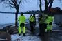 redningsfolk i arbejde