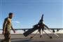 en drone på jorden
