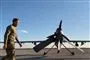 en drone på jorden