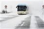en bus i sneen