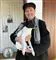 mand med hund