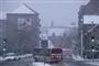 snevejr i en by