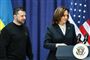 Kamala Harris og Volodymyr Zelenskyj