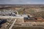 Byggeriet af det nye hospital i Odense, som her er fotograferet i marts 2023, bliver forsinket endnu en gang. Når det engang står færdigt, bliver Danmarks største nybyggede universitetshospital.