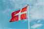 Dannebrog i en flagstang.