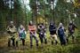 Hele holdet ude i vildmarken