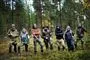 Hele holdet ude i vildmarken