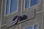 Telia-skilt på facade