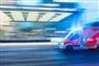 En ambulance med udrykning