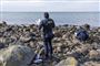 Politi på strand