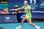 En sygdomsramt Holger Rune fik kun omkring en time på banen i Miami Open. (Arkivfoto).
