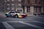 en spraglet BMW