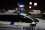 Politibil ved hospital