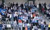 fodboldfans på stadion 
