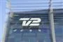 tv2 logo på bygning