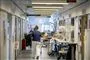En travl hospitalsgang