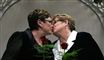 Først måtte de, så måtte de ikke - og nu må de måske snart igen. Homoseksuelle i Californien får måske ret til at gifte sig. Foto: AP/Rich Pedroncelli / POLFOTO