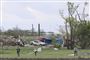 Tornadoer har raseret i flere steder i USA. Billedet er fra fredag  i byen Lincoln i Nebraska.