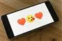 telefon med emojis
