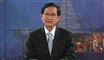 Thailands premierminister taler til sit folk. Foto: AP/NBT,via AP Television / POLFOTO