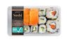 En bakke med sushi