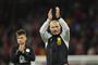 Enzo Maresca har netop ført Leicester tilbage i Premier League, men han følger ikke med holdet op. Chelsea har slået kløerne i ham. (Arkivfoto).