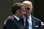 Joe Biden og Emmanuel Macron