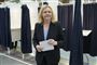 De Konservatives formand, Mona Juul, stemmer i Stensballehallen nær bopælen i Stensballe ved Horsens.